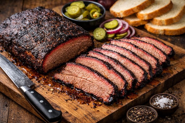 Picture of smoked brisket