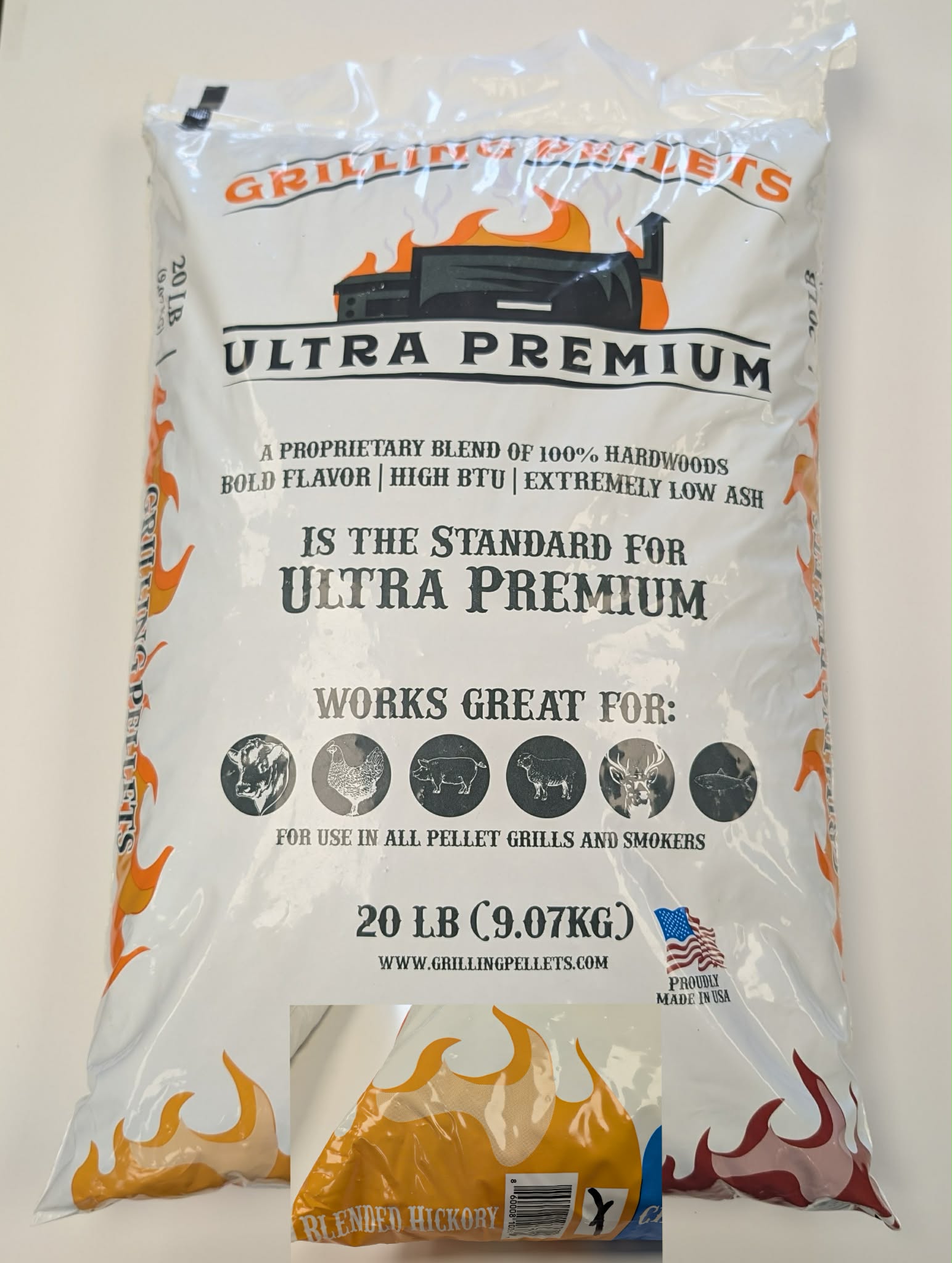 Grilling Pellets - Blended Hickory Image 